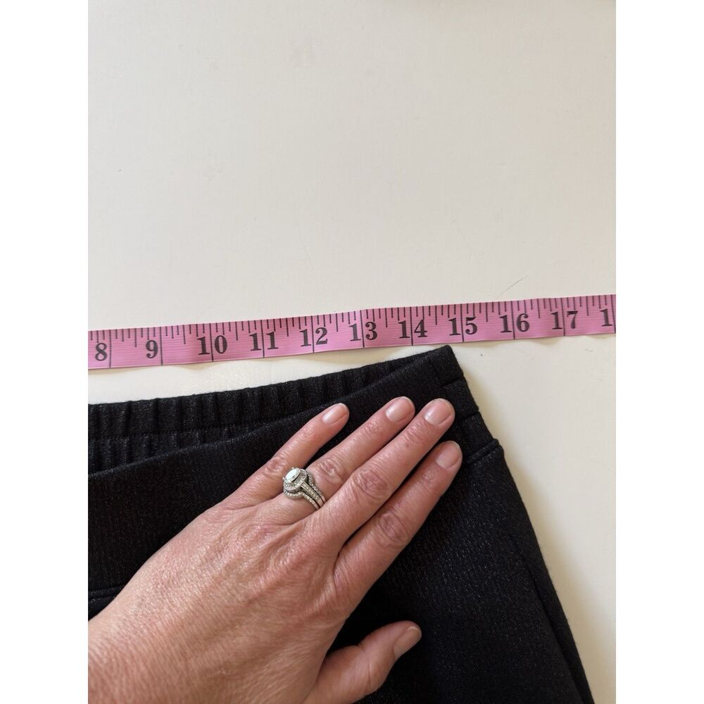 Spanx Air Essentials Wide Leg Shimmer Metallic Pull On Comfort Soft Size Large - Picture 12 of 16